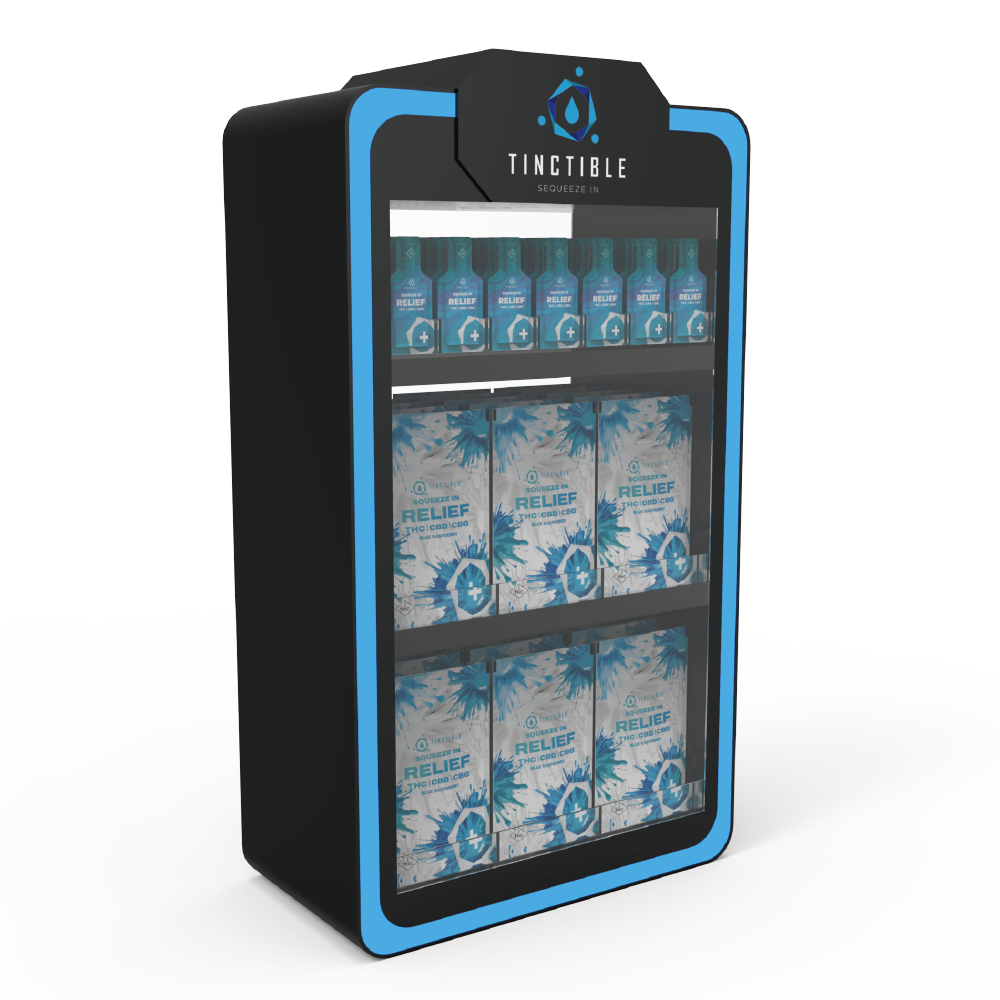 Apache Modern Customized Acrylic LED Polished Beverage Display Rack Customizable Color Carton Packing for Supermarket — view 3