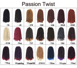 ผมเปียสังเคราะห์แบบนูเบียถักเปีย8นิ้วผมเปียจากเคนยา350ฤดูใบไม้ผลิสีแดงผมบิดเกลียว - Product Image 2