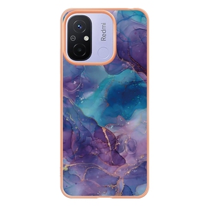 เคส IMD สำหรับ redmi 12C/redmi 11A 4G เคสโทรศัพท์ลายหินอ่อนสำหรับ Galaxy S22 Ultra - Product Image 2