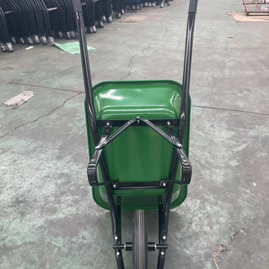 130 किलोग्राम भार क्षमता और 5cbf रेत क्षमता के साथ निर्माण के लिए ग्रीन wb6400 मोटर चालित लोहा और धातु पहिया बैरो - Product Image 5