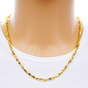 <span class=keywords><strong>Collana</strong></span> Placcata in <span class=keywords><strong>Oro</strong></span> 24K di Alta Qualità, Gioielli in <span class=keywords><strong>Oro</strong></span> Personalizzati per Uomo e Donna - Product Image 3