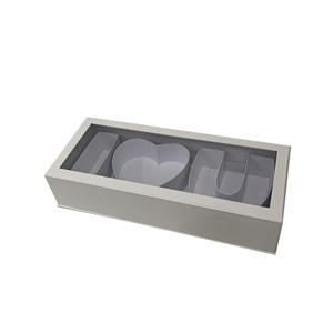 Día de San Valentín Te amo Caja de regalo Combinación de letras Caja de flores Ventana transparente Regalo sorpresa Confesión Caja de embalaje - Product Image 2