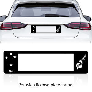 Cadre de <span class=keywords><strong>plaque</strong></span> <span class=keywords><strong>d</strong></span>'<span class=keywords><strong>immatriculation</strong></span> imprimé couleur taille Amérique du Sud pour le Pérou - Product Image 2