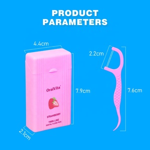 Pembersih Gigi Plastik Sekali Pakai dalam Wadah Perjalanan, Pembersih Gigi untuk Rumah, Kantor, dan Perjalanan, Higienisitas Mulut - Product Image 5