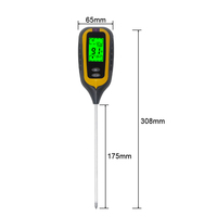 Testeur de pH du sol, 4 en 1, appareil électronique de haute qualité, humidimètre pour le jardin