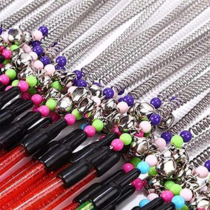 Nuova Bacchetta Interattiva per <span class=keywords><strong>Gatti</strong></span> Lunga 64CM con Molla Premium e Campanello, Giocattolo con Piume per Stuzzicare <span class=keywords><strong>Gatti</strong></span> e Gattini - Product Image 4