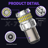 X-7SEVEN meilleur choix usine 2025 nouvelle LED Switchback avec ventilateur 3020EMC ambre tourner frein LED lumière 1157 3157 7443 pour lumière de voiture