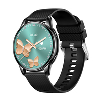TKYUAN Unisex AMOLED Akıllı Saat 1.32 İnç Ekran Kalp Atış Hızı Kan Oksijen Monitörü Uyku Aktivite Takipçisi IP67 Arama Cevaplama