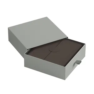 Caja de embalaje de chocolate con patrón de logotipo personalizado de lujo cinta caja de regalo de chocolate de doble puerta