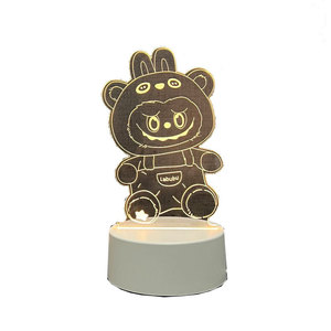 <span class=keywords><strong>Led</strong></span> ánh sáng labubu 16 màu sắc điều khiển từ xa USB 6V cạnh giường ngủ đêm Đèn bầu không khí đầy màu sắc ánh sáng quà tặng cho phòng ngủ - Product Image 5