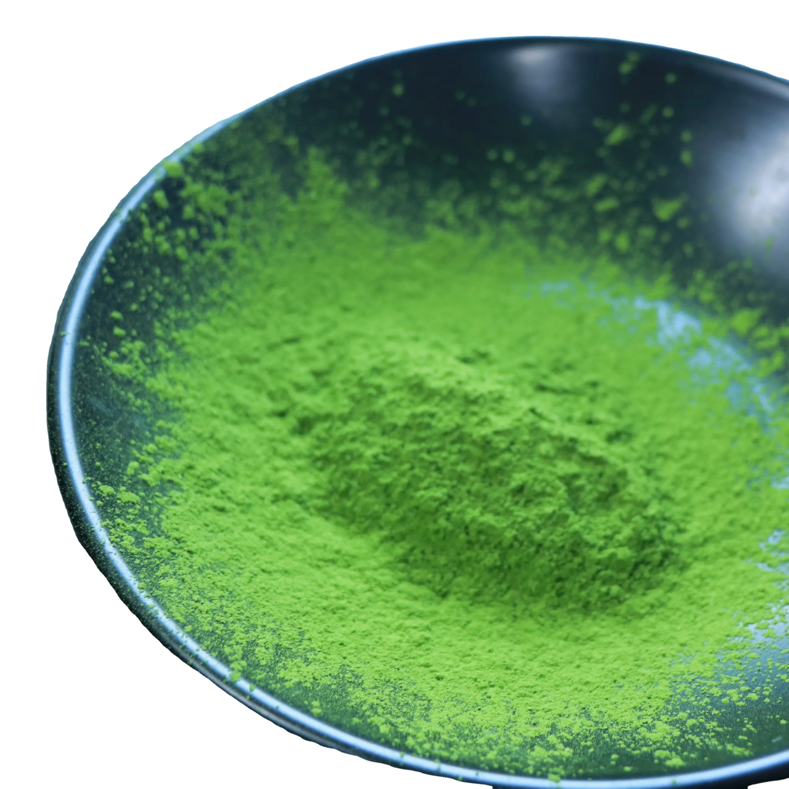 Poudre de thé vert de style japonais poudre fine USDA EU emballage en carton de Matcha biologique 10KG vente en vrac
