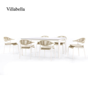 Muebles de exterior de lujo, sillas de comedor y mesa de jardín, juego de muebles de patio de cuerda para Hotel, restaurante, uso comercial - Product Image 2