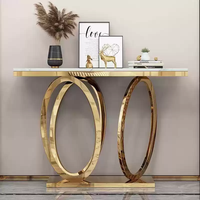 Table console en métal durable du milieu du siècle Design écologique Appartement moderne Chambre à coucher Salon Salle à manger Bureau Hôtel d'hôpital