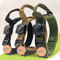 Support de collier de chien tactique Air Tag pour chiens de taille moyenne collier étanche pour animaux de compagnie avec support Airtag collier de chien de luxe
