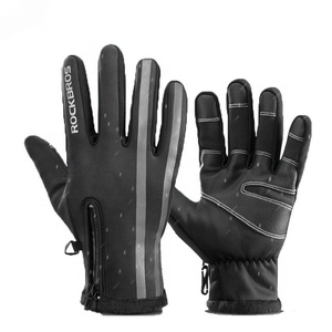 CBR OEM S091-2 Hiver Ski Écran Tactile Thermique Coupe-Vent Chauffée Plein Doigt Chaud Moto Vélo vélo vélo <span class=keywords><strong>Gants</strong></span> - Product Image 1