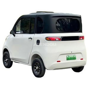 Auto eléctrico mini de 4 ruedas con cabina cerrada, 2 puertas, 4 asientos, batería de litio, ideal para familias y personas mayores, para uso diario. - Product Image 4