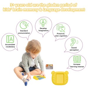 Appareil d'apprentissage éducatif multilingue pour enfants, jouet, machine à cartes flash parlantes en anglais pour enfants avec service personnalisé - Product Image 2
