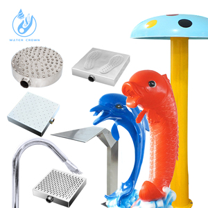Couronne d'eau Haute Qualité Parc Aquatique Enfants Jungle <span class=keywords><strong>Aqua</strong></span> fibre de verre Champignon Cascade Pour Piscine Cascade - Product Image 4