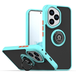 Con soporte de anillo magnético a prueba de golpes Kickstand Hard PC Matte Clear Mobile Phone Case para <span class=keywords><strong>Huawei</strong></span> Honor 400 Lite X8C X7A Cases - Product Image 1