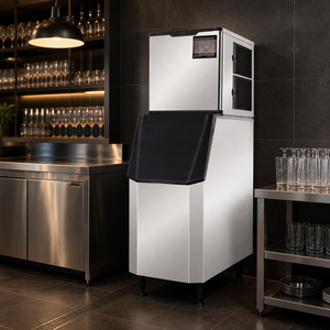 Máquina de Hielo Comercial de Acero Inoxidable, Enfriada por Aire, para Cafetería, Bar, Restaurante - Product Image 3