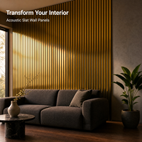Panneau mural acoustique effet miroir, facile à installer et à découper, pour la décoration intérieure des bureaux et de la maison