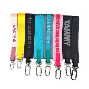 YYX Lulu Never Lost Wristlet <span class=keywords><strong>llavero</strong></span> Nylon tejido Jacquard correas cordón corto hebilla de Metal <span class=keywords><strong>llavero</strong></span> para coche motocicleta - Product Image 6