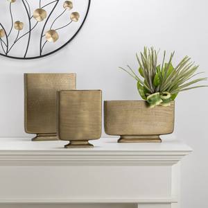 Vase en aluminium de qualité supérieure, finition or antique, pour table, décoration moderne pour la maison, les hôtels et les restaurants, best-seller - Product Image 6