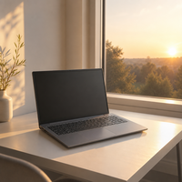 Nouvel ordinateur portable professionnel d'entrée de gamme 15,6 pouces FHD IPS Intel Core m3-8100Y 8 Go de RAM SSD Windows 11 Business Notebook