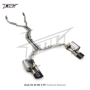 Nhà Máy Outlet đầy đủ thiết lập catback exhaust muffler hệ thống cho Audi S4/S5 B8 b8.5 3.0T 2013-2019 thép không gỉ <span class=keywords><strong>RS</strong></span> Đen tip - Product Image 4