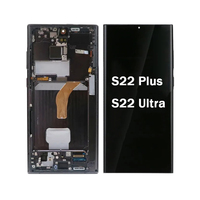 Écran OLED de Téléphone Mobile pour Samsung S20 S21 S22 S23 Ultra Cadre Écran LCD Note 8 9 10 Plus, Remplacement d'Écran AMOLED Garantie 1 An