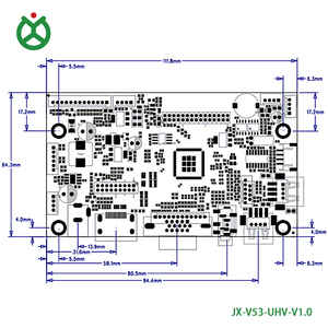Phổ TFT LCD LVDS màn hình monitor Board điều khiển với VGA CVBS HD Mi USB 1920*1080 Dễ dàng cập nhật firmware bằng USB - Product Image 3