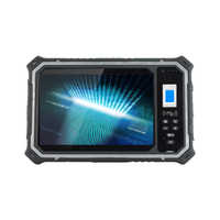 PDA industriel robuste Android T80(T80B) à prix d'usine, 8 pouces, batterie grande capacité 18900 mAh, processeur MTK Octa Core, lecteur d'empreintes digitales FAP10