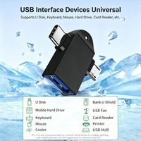 Adaptador OTG 2 en 1 USB 3.0 5Gbps USB C Micro USB, Convertidor de Interfaz Dual, Plug and Play para Teléfono, Tableta, Cámara y Laptop Samsung Android