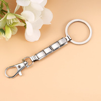 Op maat gemaakte roestvrijstalen ketting met Italiaans monumentenpatroon, DIY damesmode ketting, sleutelhanger, sieraden cadeau