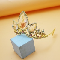 Couronne de princesse élégante pour filles Belle couronne de princesse en strass Idéal pour les célébrations et les événements des enfants