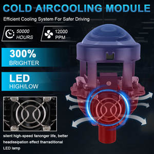 Lente de Proyector Láser Bi-LED de 2.5 Pulgadas, Modelo K112, Luz Alta y Baja, 6500k, Impermeable, 60w, 12V, 6000 Lúmenes, Bombillas para Faros Delanteros de Automóvil - Product Image 4