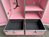 Boîte de sécurité pour équipement de cheval en aluminium de couleur rose personnalisée