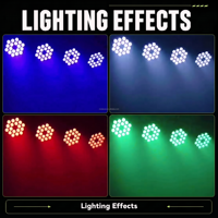 Projecteur LED Par 8 canaux DMX512, étanche IP66, 18x12W RGBW, éclairage de scène professionnel rouge vert pour théâtres