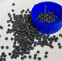 Schwarze TPE-Partikel Matt Verschleiß feste geruchlose thermoplast ische Elastomer-Gummi beschichtung Auto matte Rohmaterial TPE-Partikel