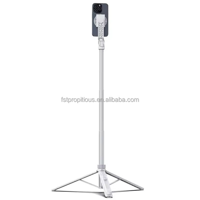 Ulanzi TT88 Overhead Selfie Stick 1.44M with MagSafe Clamp Photograph Tripod for Phone Livestreaming Vlog with Remote Control
