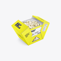 Boîte postale ondulée Offre Spéciale d'emballage alimentaire avec le logo d'impression fait sur commande creux de boîte de présentation