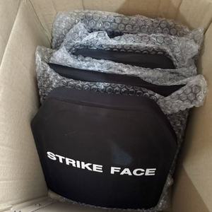 Set di Equipaggiamento Protettivo da Fabbrica: 3-4 Piastre Antiproiettile in PE Ceramico Allumina 3A, 10x12, Livello III&IV, con Superficie Anti-Impatto - Product Image 3