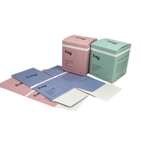 Boîte d'emballage écologique pour bougies de soja, 50 pièces, emballage personnalisé en papier pour cadeau parfumé