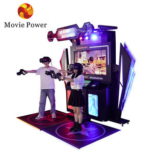 VR Gun 2 jugadores 9d <span class=keywords><strong>Realidad</strong></span> <span class=keywords><strong>Virtual</strong></span> Arcade <span class=keywords><strong>juego</strong></span> <span class=keywords><strong>de</strong></span> disparos VR plataforma <span class=keywords><strong>de</strong></span> pie simulador <span class=keywords><strong>de</strong></span> tiro <span class=keywords><strong>de</strong></span> caza <span class=keywords><strong>virtual</strong></span> - Product Image 3