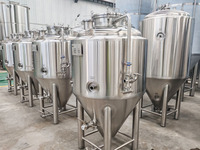 TIANTAI 3BBL-Réservoir miroir de brasserie électrique chauffé à 3 navires, équipement de brassage de bière pression, brasserie à vendre, machine de fabrication de bière