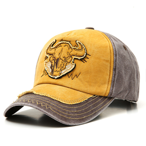 Casquette de baseball vintage à visière plate - Unisexe, tendance, pare-soleil de pêche avec motif lettres et nœuds, 100% coton, <span class=keywords><strong>boucle</strong></span> dorée cuivrée - Product Image 5