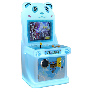 Máquina de Juegos Arcade Operada con Monedas para Niños, Serie Oso, con Juegos de Disparos/Carreras/Pesca, de Metal y Plástico, Versión en Inglés - Product Image 3