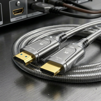 Cable de Fibra Óptica AOC de 10M 2.1, 8K 60Hz, Ultra Alta Velocidad, 48Gbps, Cable Blindado Chapado en Oro para TV, PC, Pantalla de Coche, HDTV