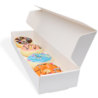 Boîte à donuts en papier personnalisée pour emporter, impression sur mesure