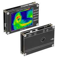 MLX90640 Caméra d'imagerie thermique portable Écran TFT de 2.8 pouces pour la mesure de la température Modules de caméra de maintenance électronique
